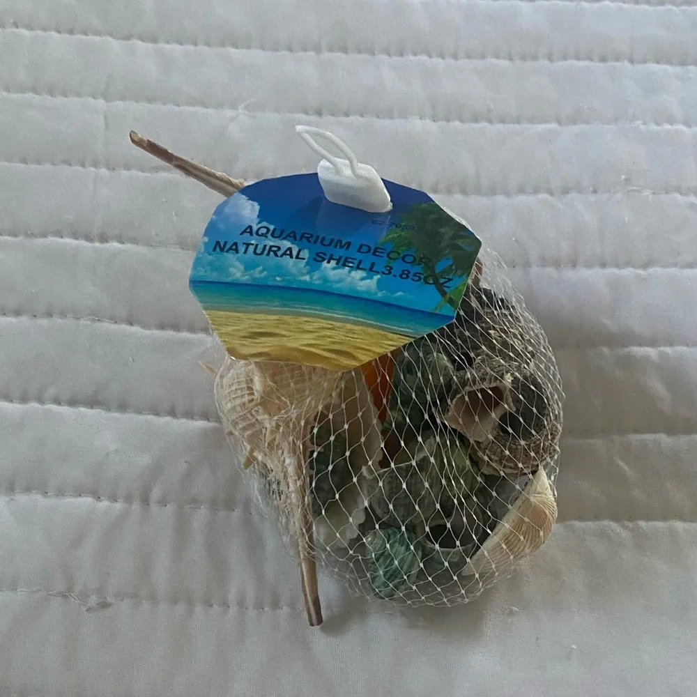 AQUARIUM DECOR NATURAL SHELL 3.85 oz Fish
